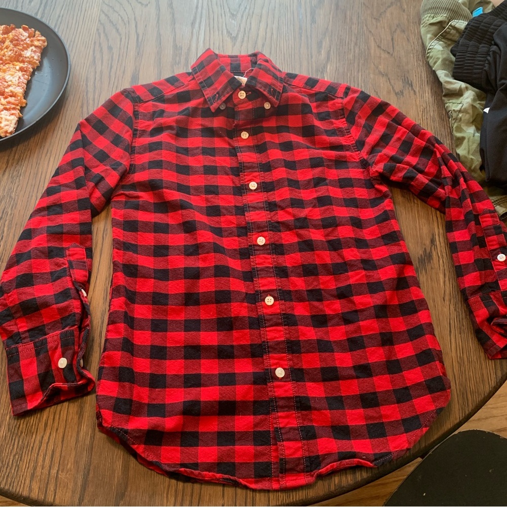 Boys size 8 flannel